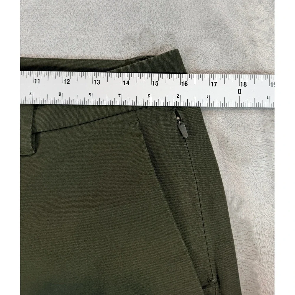 Lululemon Mens ABC Slim-Fit Trouser‎ Stretch Cotton VersaTwill Dark Olive 31x33